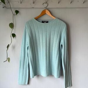 Vintage Seafoam Knit Sweater (M)